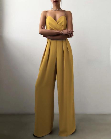 sd-18819 jumpsuit-yellow